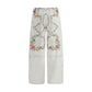 Pants with floral details