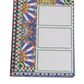 Multicolor Carretto Siciliano Envelope Post Card Holder