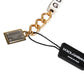 Multicolor Gold Tone Brass Chain DG Logo Dice Bracelet