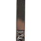 Silver Tone Brass Logo Branded Tie Clip Bar