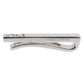Silver Tone Brass Logo Branded Tie Clip Bar