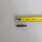 Silver Tone Brass Logo Branded Tie Clip Bar