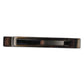 Black Tone Brass Logo Branded Tie Clip Bar