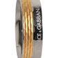 Gold Silver Tone Real Brass DG Logo Ring