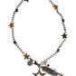 Silver Gold Brass Embellished Waist Chain Belt