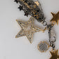 Silver Gold Brass Embellished Waist Chain Belt
