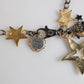 Silver Gold Brass Embellished Waist Chain Belt