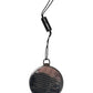 Green Calfskin Leather Round Logo Hand Mirror Holder