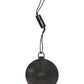 Green Calfskin Leather Round Logo Hand Mirror Holder