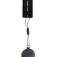 Pink Calfskin Leather Round Logo Hand Mirror Holder