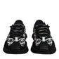 Black Logo Lace Up Low Top NS1 Sneakers Shoes