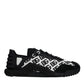 Black Logo Lace Up Low Top NS1 Sneakers Shoes