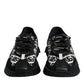 Black Logo Lace Up Low Top NS1 Sneakers Shoes