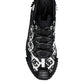 Black Logo Lace Up Low Top NS1 Sneakers Shoes