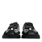 Black Logo Lace Up Low Top NS1 Sneakers Shoes
