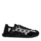 Black Logo Lace Up Low Top NS1 Sneakers Shoes