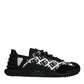 Black Logo Lace Up Low Top NS1 Sneakers Shoes