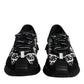 Black Logo Lace Up Low Top NS1 Sneakers Shoes