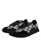 Black Logo Lace Up Low Top NS1 Sneakers Shoes