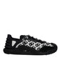 Black Logo Lace Up Low Top NS1 Sneakers Shoes