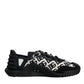 Black Logo Lace Up Low Top NS1 Sneakers Shoes