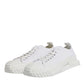 White Leather Low Top NS1 Sneakers Shoes