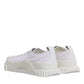 White Leather Low Top NS1 Sneakers Shoes
