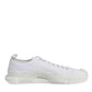 White Leather Low Top NS1 Sneakers Shoes