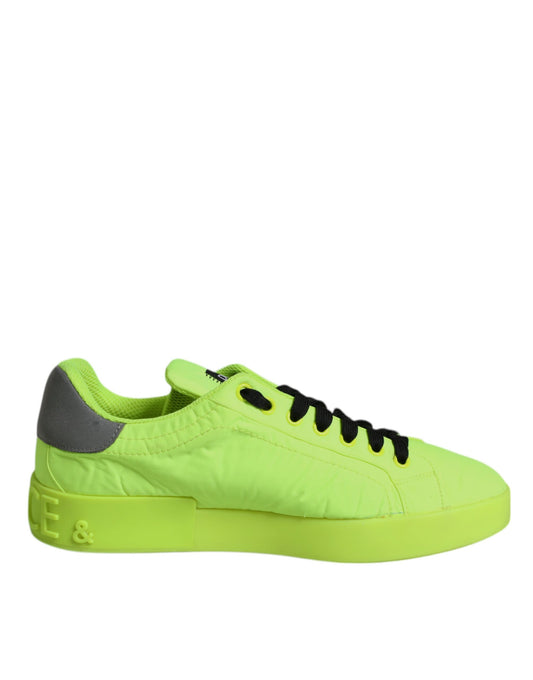 Green Portofino Logo Tape Men Sneakers Shoes