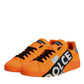 Orange Portofino Logo Tape Men Sneakers Shoes