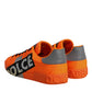 Orange Portofino Logo Tape Men Sneakers Shoes