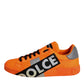 Orange Portofino Logo Tape Men Sneakers Shoes