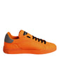 Orange Portofino Logo Tape Men Sneakers Shoes
