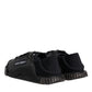 Black Silver Logo Low Top Men Sneakers Shoes