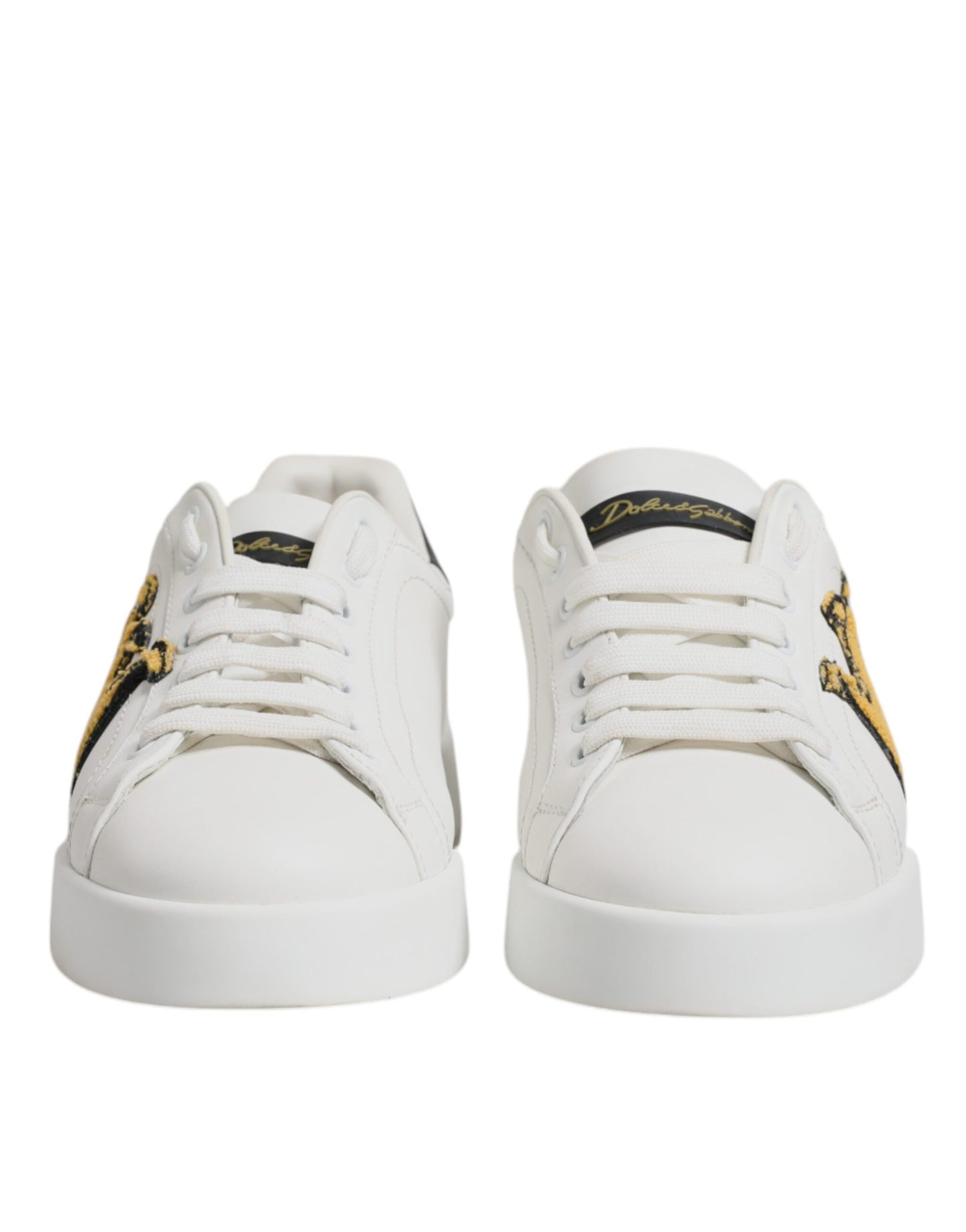 White Royal Crown Low Top Sneakers Shoes