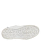 White Royal Crown Low Top Sneakers Shoes