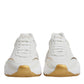 White Gold Daymaster Low Top Sneakers Shoes