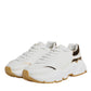 White Gold Daymaster Low Top Sneakers Shoes