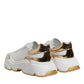 White Gold Daymaster Low Top Sneakers Shoes