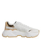 White Gold Daymaster Low Top Sneakers Shoes