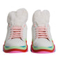 Multicolor Low Top Trainers Sneakers Shoes