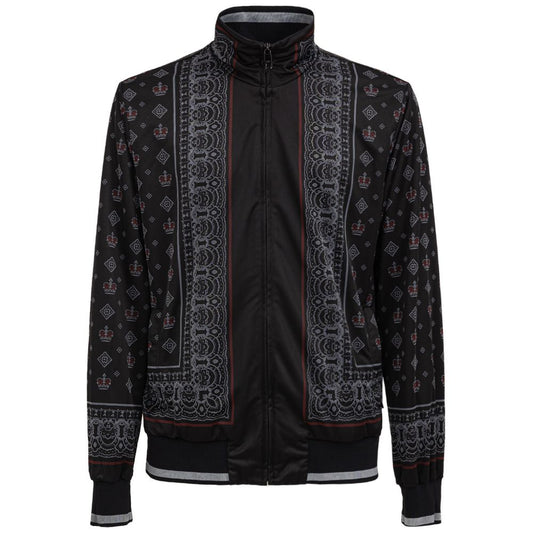 Black Polyester Sweatshirt