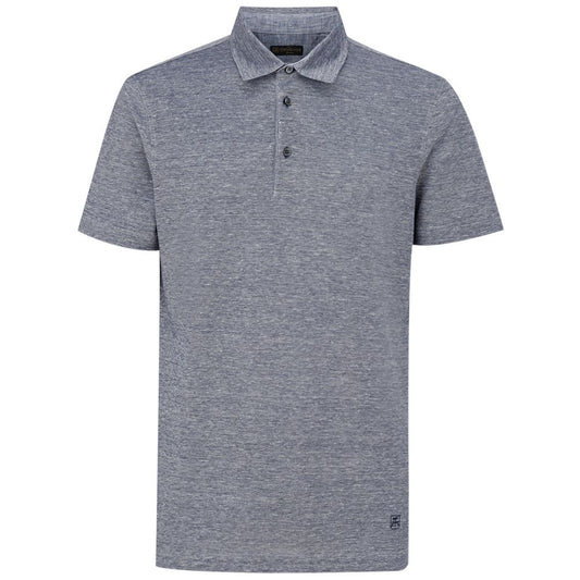 Brown Linen Polo Shirt