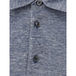 Brown Linen Polo Shirt
