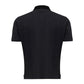 Black Cotton Polo Shirt