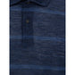 Blue Wool Polo Shirt