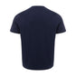 Sleek Blue Cotton Tee for Men