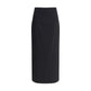 Virgin Wool Midi Skirt