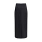 Virgin Wool Midi Skirt