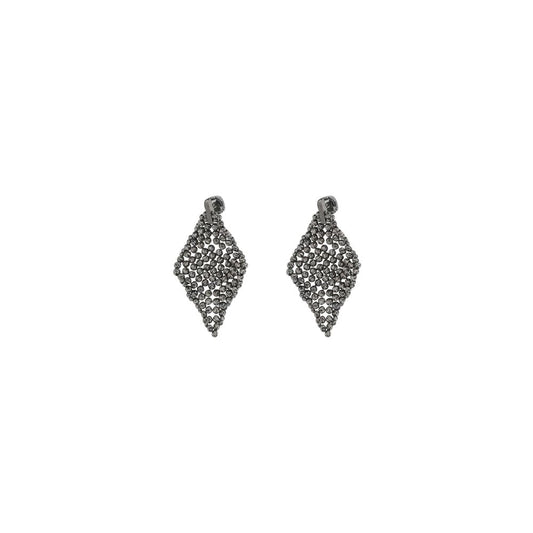 Faceted silver Earrings